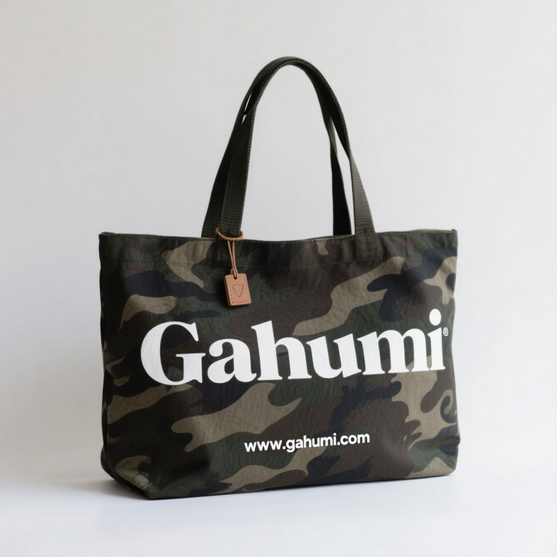 Gahumi Camouflage canvas tote bag-26
